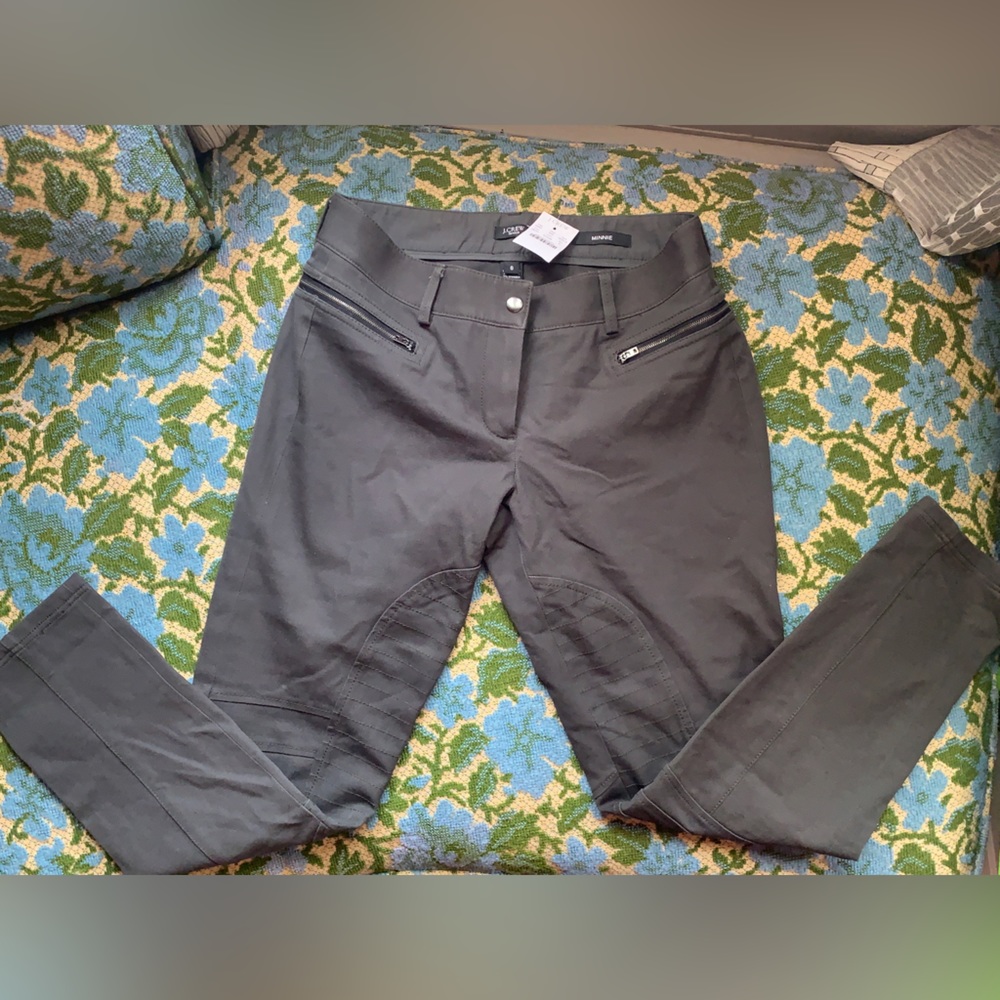 J Crew NWTs 2010 ish size 6 moto pants - Picture 4 of 6
